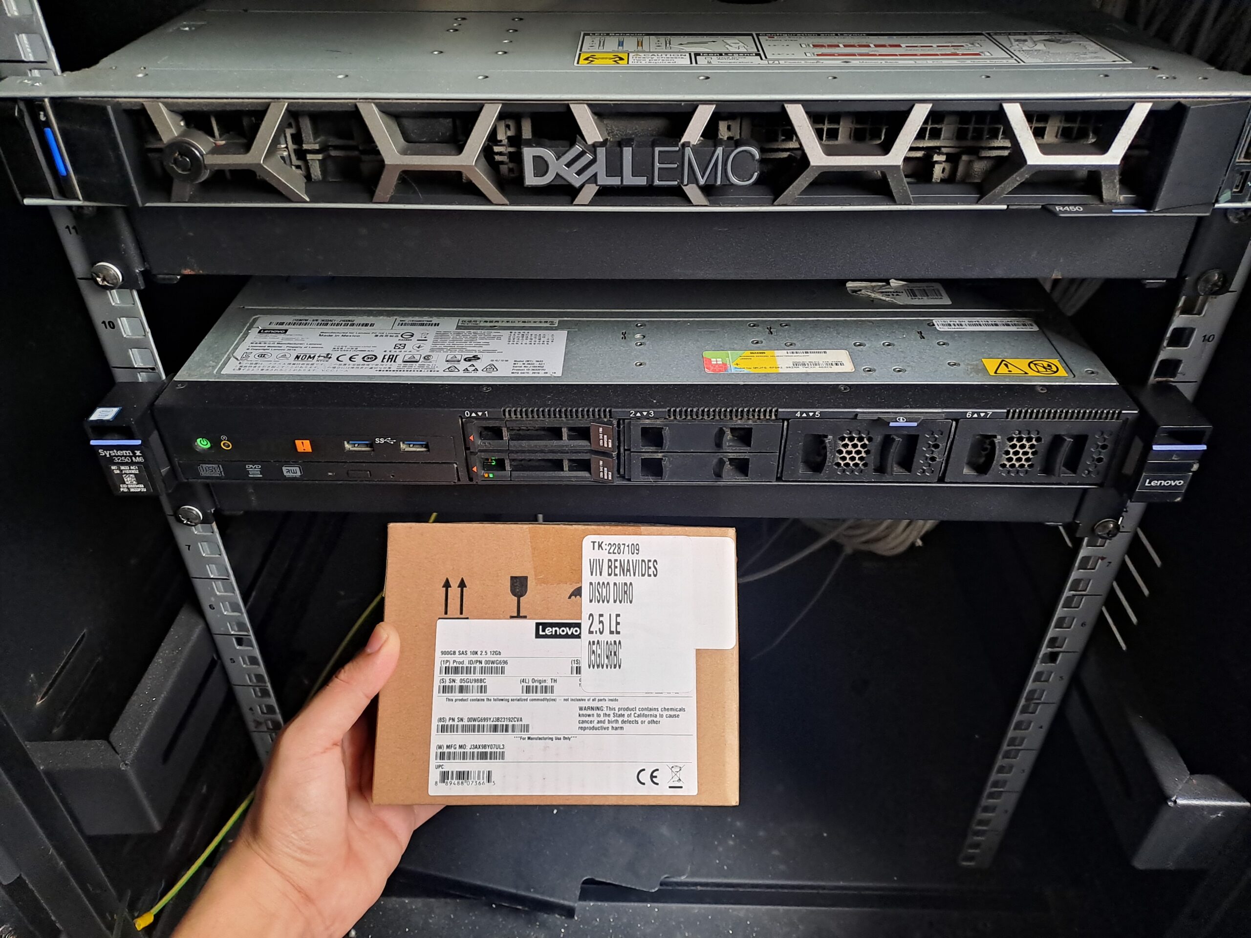 CAMBIO DE HDD LENOVO SYSTEM